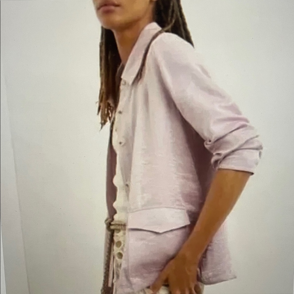 NWT Anthropologie Current Air Blush Pink Jacket - Picture 3 of 11